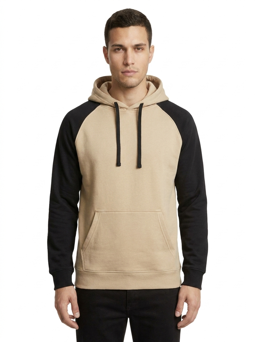 Raglan Contrast Hoodie