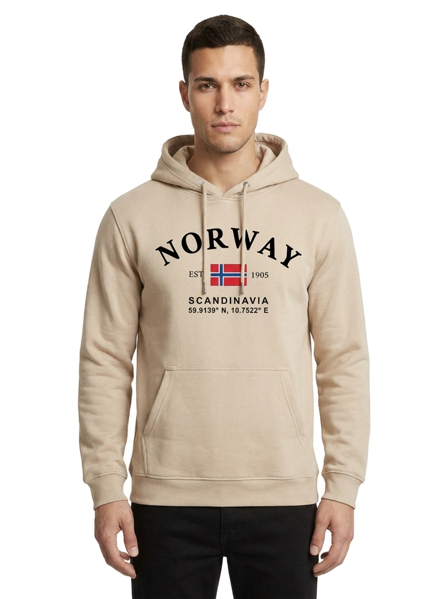 Norway Print Hoodie