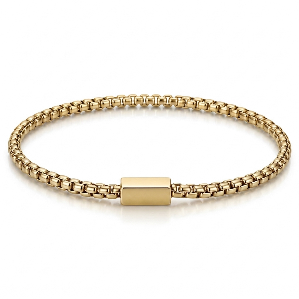 Onyx Kette aus Edelstahl