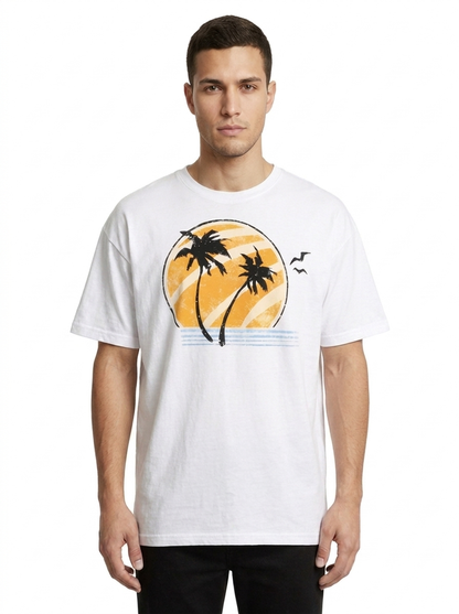 Palm Sunset Tee