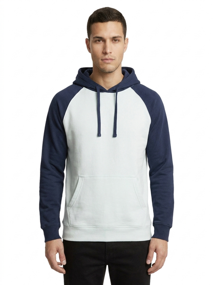 Raglan Contrast Hoodie