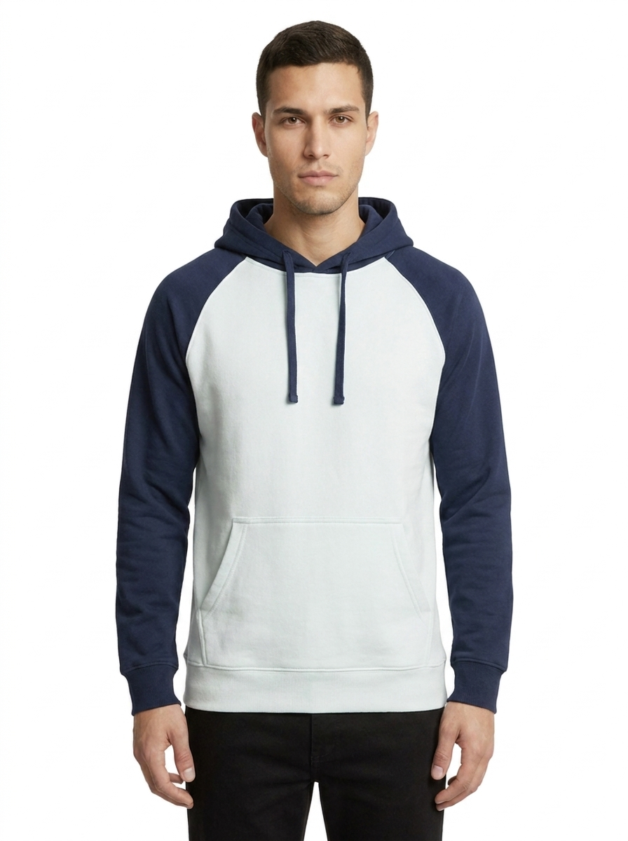 Raglan Contrast Hoodie