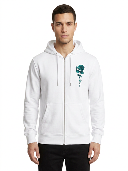 Rose Zip Hoodie