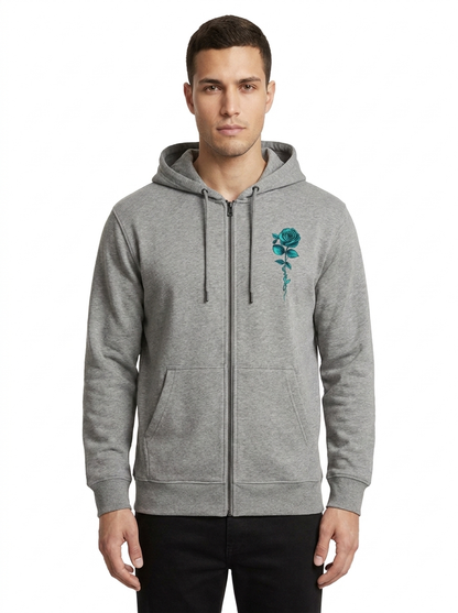 Rose Zip Hoodie