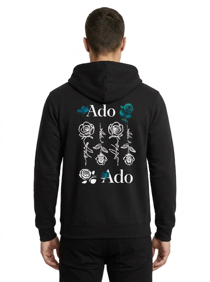 Rose Zip Hoodie