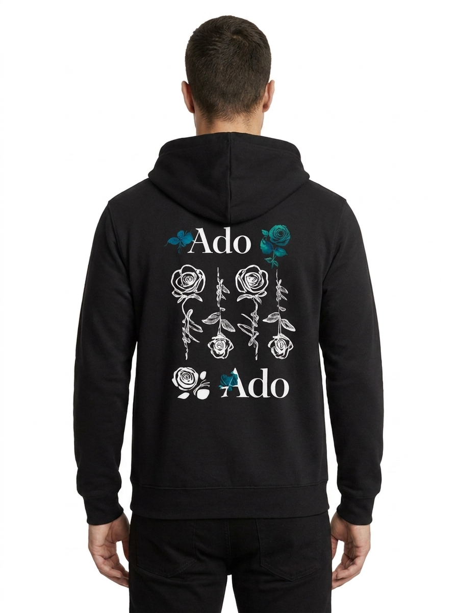 Rose Zip Hoodie