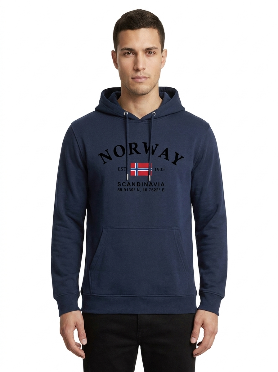Norway Print Hoodie