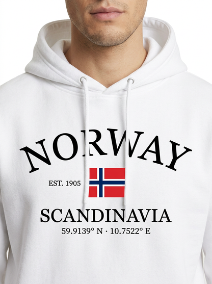Norway Print Hoodie